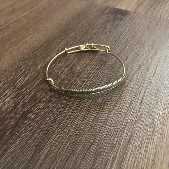 Alex and Ani Jewelry - Alex and Ani feather Bangle